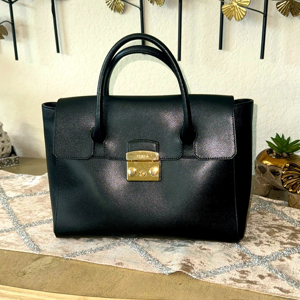 Authentic FURLA leather bag